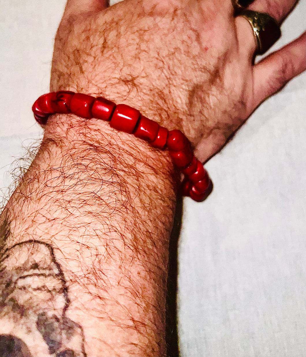 Red Coral Bracelet or Necklace